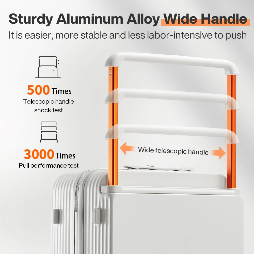 Mixi Wide Handle Travel Trolley Case