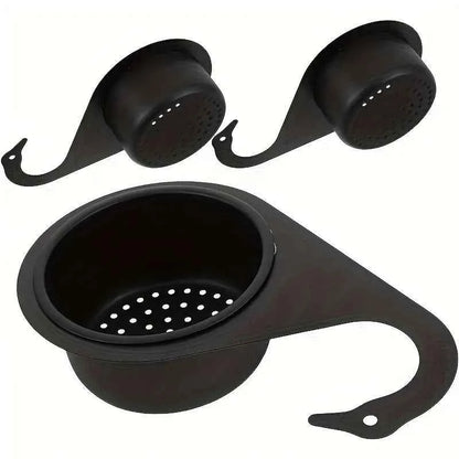 Stainless Steel Swan Sink Basket, Hang on Faucet for Food Scraps, Quick Drain Kitchen Colander Easy Clean