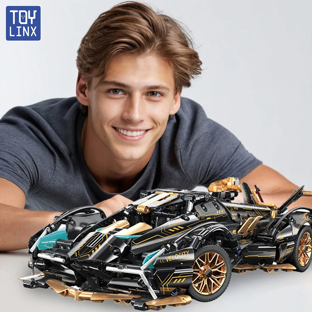TOYLINX 1:14 Supercar Building Block Toy - ShopHub