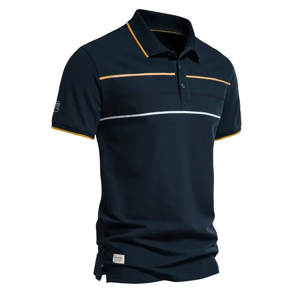 AIOPESON Men's Cotton Polo Shirts - ShopHub
