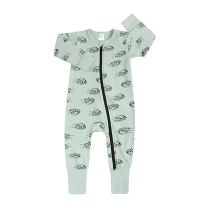 Kids Tales Everyday Wonder Cotton-Stretch Zip Baby Romper