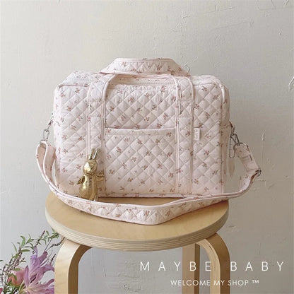 Large Capacity Floral Maternity Bag
