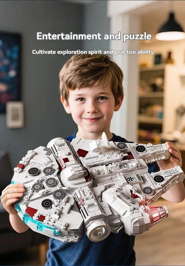 TOYLINX Millennium Falcon Building Blocks Kit! - ShopHub