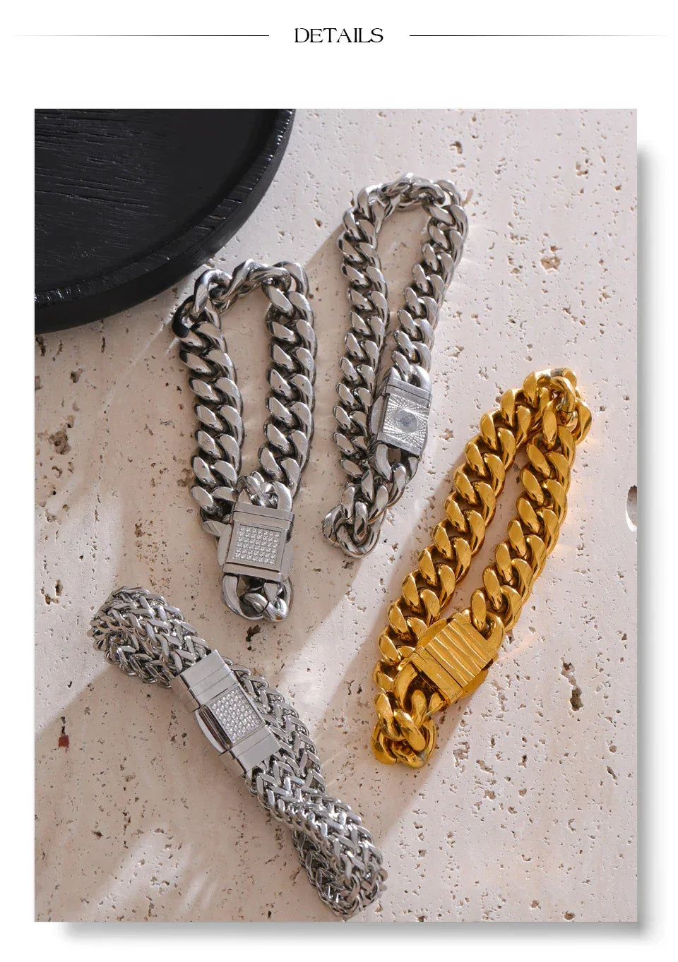 16 Cuban Chain Men's Bracelet Bangle - ShopHub