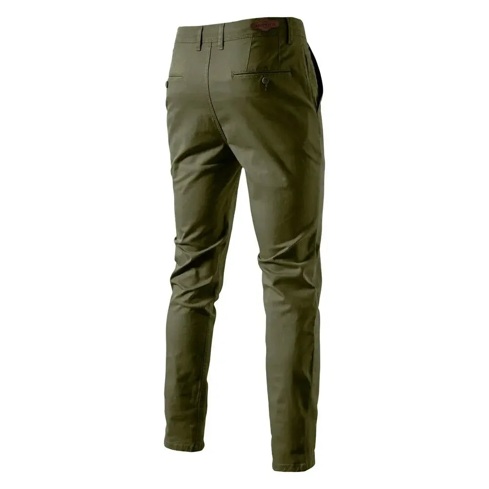 AIOPESON's Casual Cotton Men Trousers - ShopHub