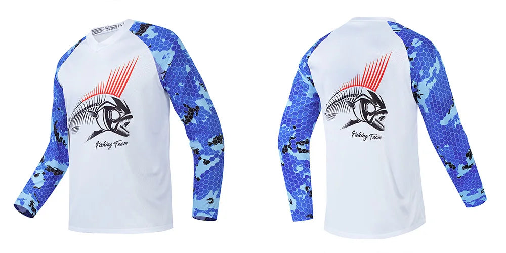 Men's Long-Sleeve UPF 50+ Fishing Shirt ShopHub
