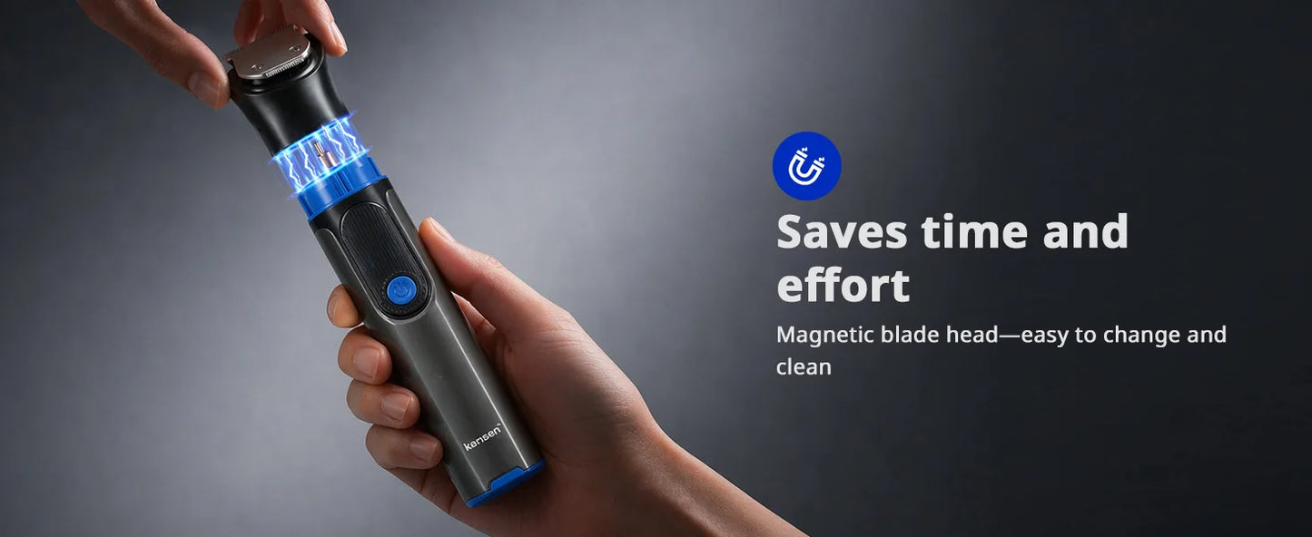 Kensen S38 Electric Hair Trimmer for Men 6 in 1 Body Hair Shaver