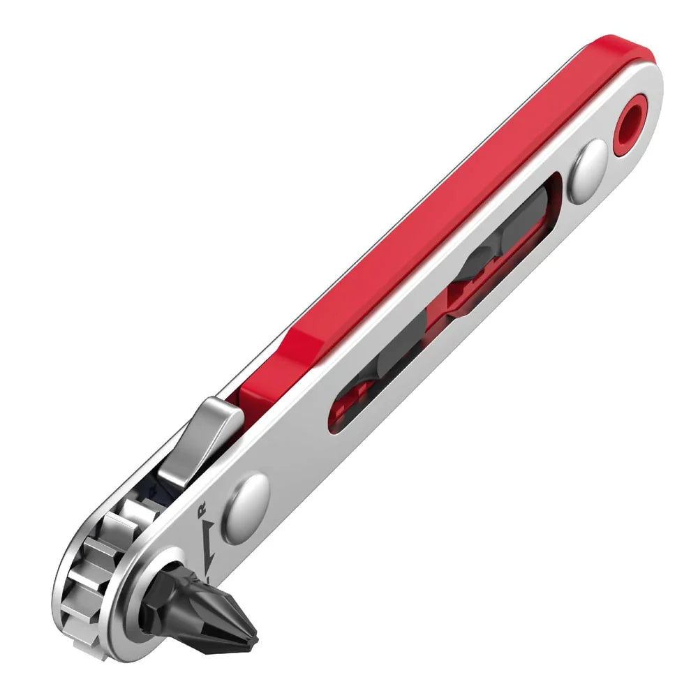 Mini Two-Way Ratchet Screwdriver – Flat/Hex Head (3 type of sets available) Habicare