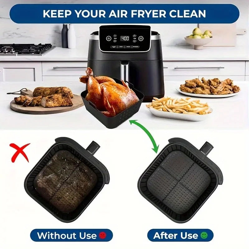 Single Pack Silicone Air Fryer Liner