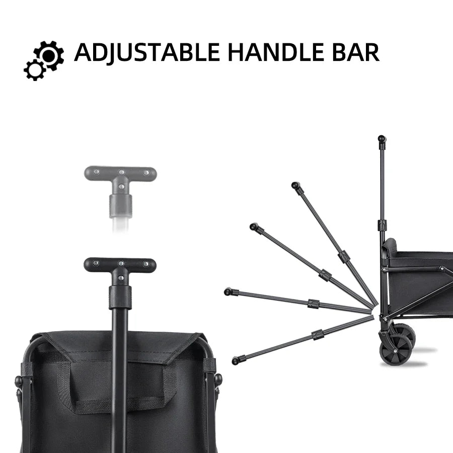 Foldable Portable Camping & Utility Cart – Heavy Duty Habicare