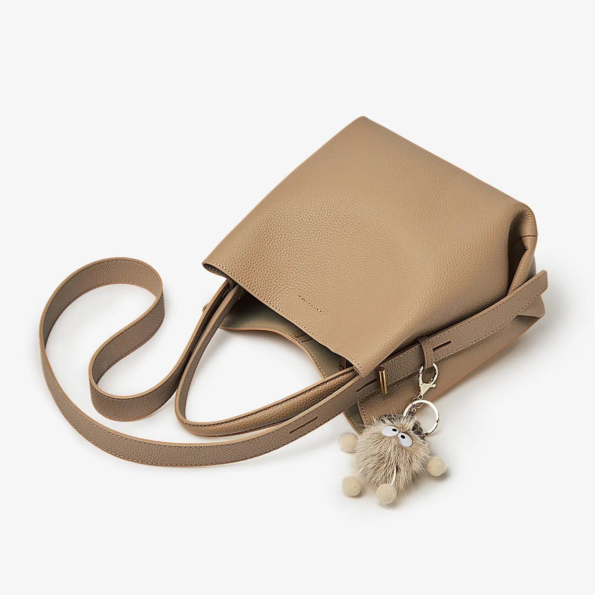 FOXER Genuine Leather Handbag — Premium Women's Shoulder Bag