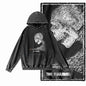COOLMIND Acid-Washed Black Graphic Hoodie