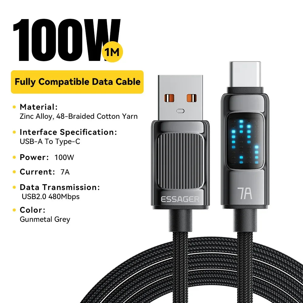 Essager 7A USB Type C Cable - ShopHub