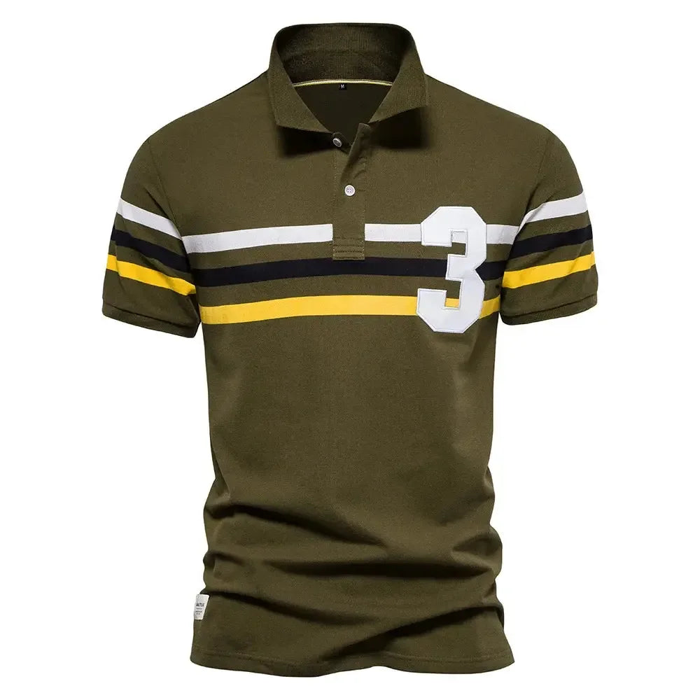 AIOPESON Men's Cotton Polo Shirts - ShopHub