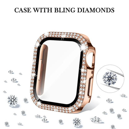 Sparkle Protective case for the Apple Watch 3, 2 & 1 (42mm) Series Habicare