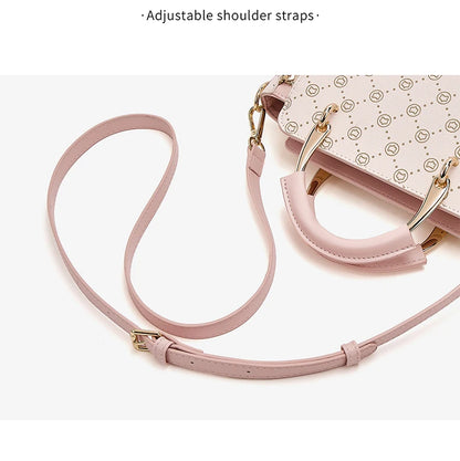 FOXER Vintage Leather Women Handbag Classic Top‑Handle Tote Bag PVC Leather Large Capacity Shoulder Bag Ladies Crossbody Purse