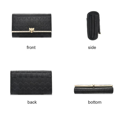 FOXER Split Leather Women's Long Wallet