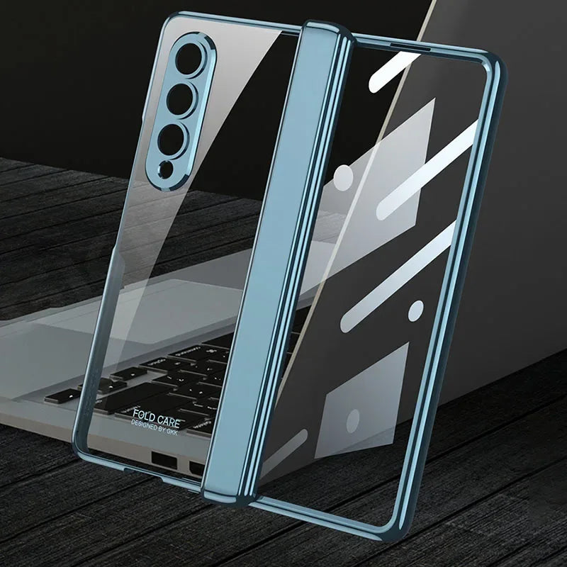 GKK Magnetic Hinge Outer Glass Case for Galaxy Z Fold 4 & 5 - ShopHub