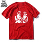 COOLMIND MO0167 Space Cat Graphic Cotton Tee