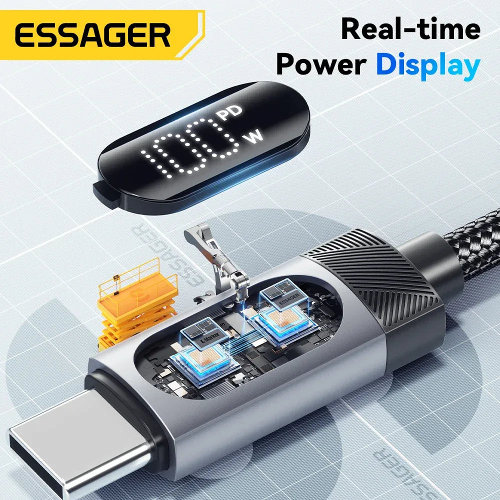 Essager Digital Display USB C Cable - ShopHub