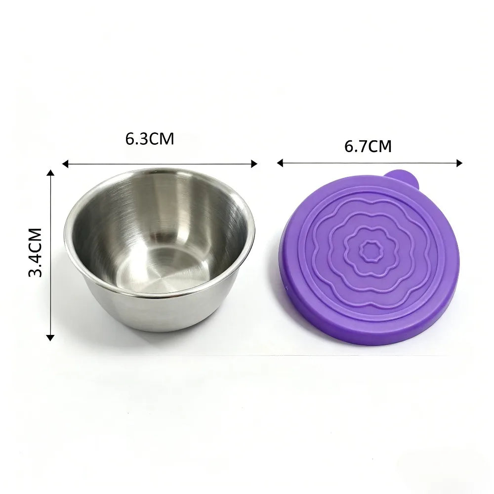 12pc 304 Stainless Steel Food Containers with Leakproof Lids