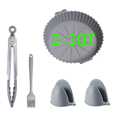 Air Fryer Silicone Liners Round 7/8/9 inch