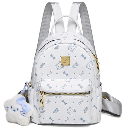 FOXER Brand PVC Leather Backpack Cute Embossing 2026 New Design Large Capacity School Bag Women's Fashion Travel Bags