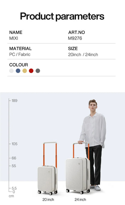 Mixi Expandable Carry-On Suitcase 20" - 24"