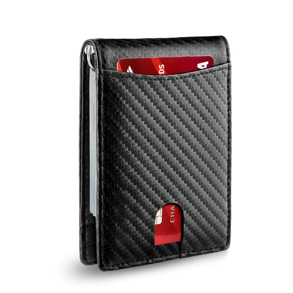 RFID Carbon Fiber Men's Wallet