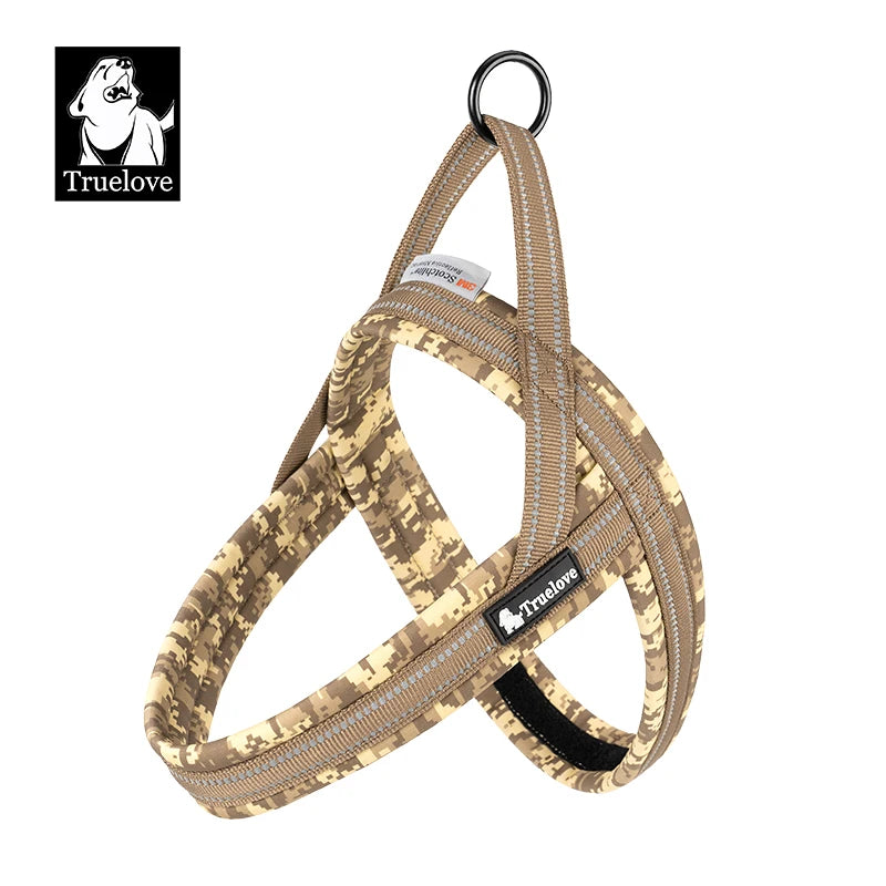 Truelove Floral Printing Mesh Padded Harness – Comfort and Style for Every Dog