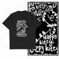 COOLMIND 100% Cotton Short Sleeve Cool Cat Print Men Tshirt Casual Summer Loose Men Cat T Shirt o-neck t-shirt Men Tee Shirts