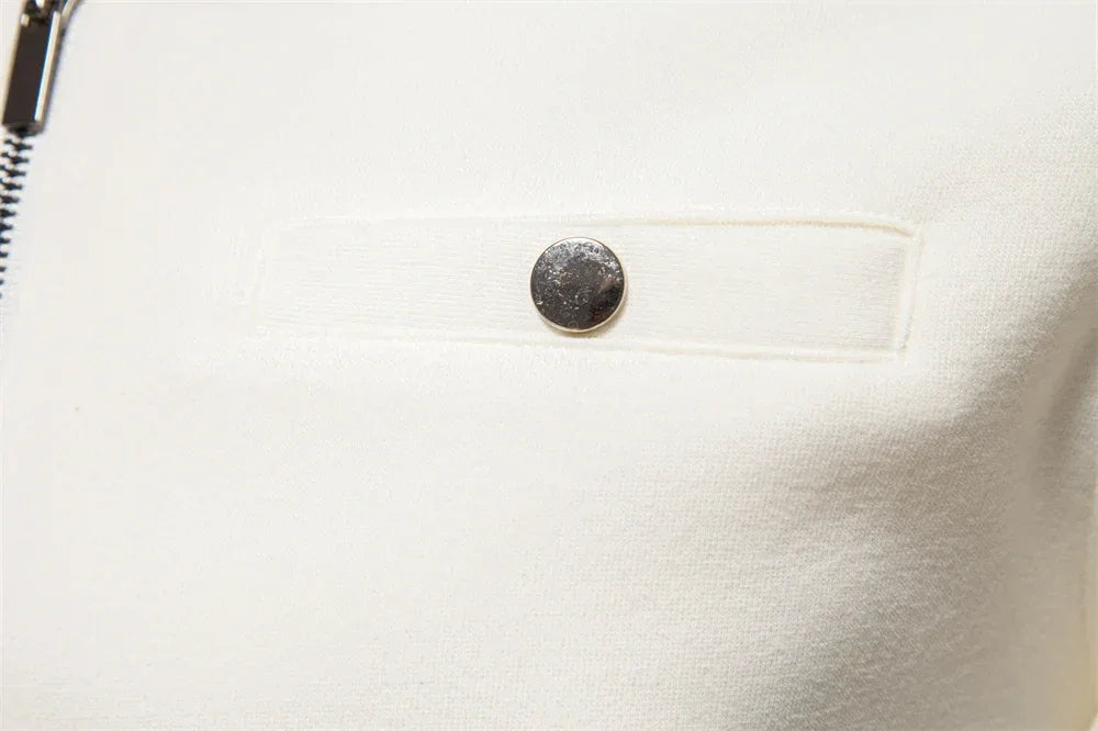 AIOPESON Men's Mock Neck Quarter-Zip Sweatshirts - ShopHub