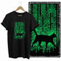 COOLMIND Black Cat Graphic Cotton T-Shirt | Women's Design Collection