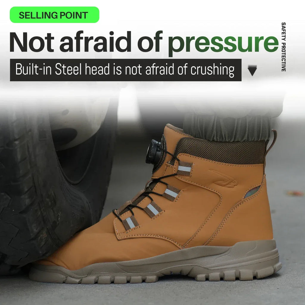 Kankeirr Men's Steel Toe Safety Boots - ShopHub