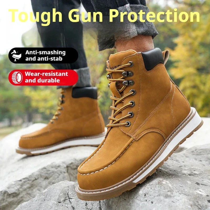 Men's High Top Safety Work Boots - ShopHub