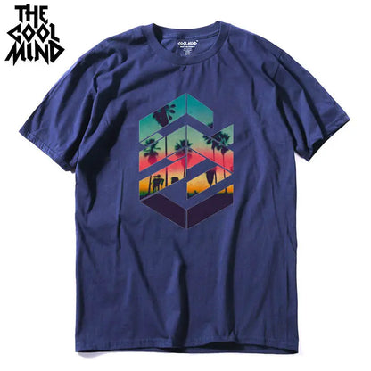 COOLMIND Printed Cotton T-Shirt | Men's Relaxed Style