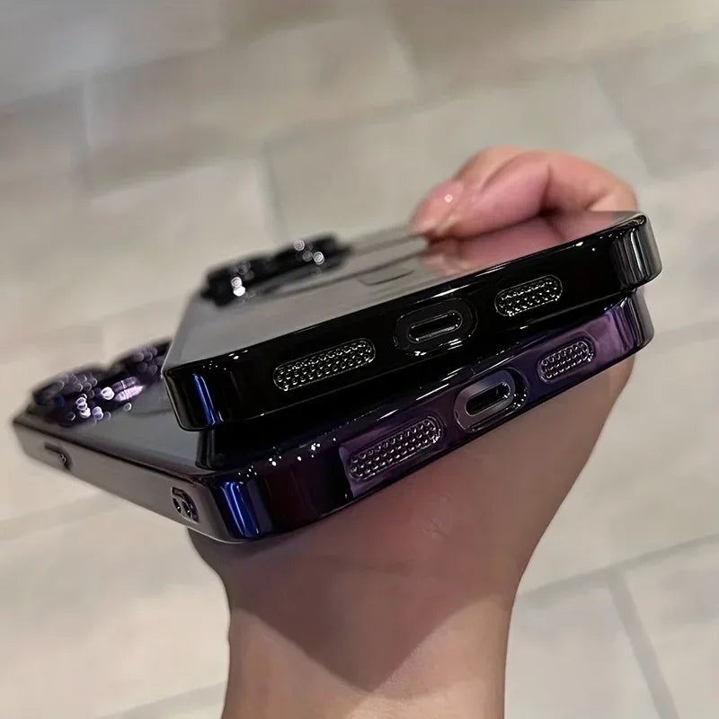 QIXTWO Luxury Magnetic Plating Clear Case - ShopHub