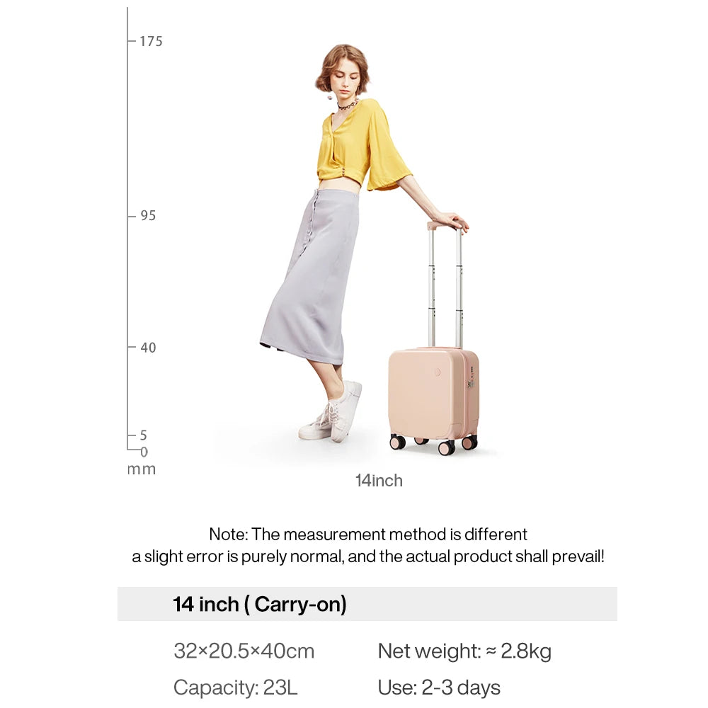 Mixi Compact 14-inch carry-on luggage