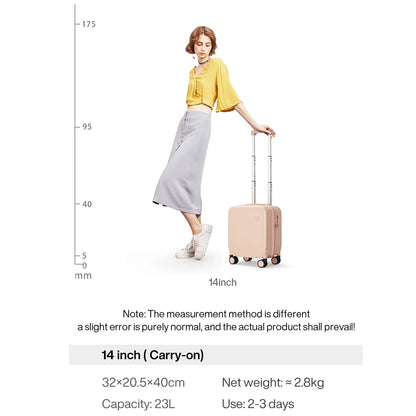 Mixi Compact 14-inch carry-on luggage