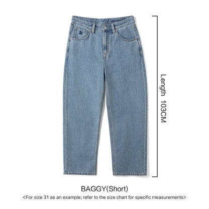 SIMWOOD High Standard 2026 Spring Summer New Baggy Style 12oz  Natural Hemp Cotton Blend  Fabric Jeans Men Vintage Denim Pants