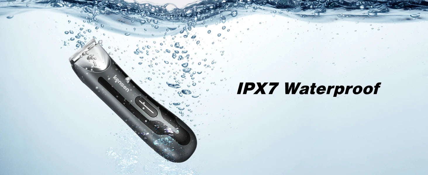 KENSEN S10 Electric Body Hair Trimmer with adjustable settings, designed for precise hair grooming and body trimming.