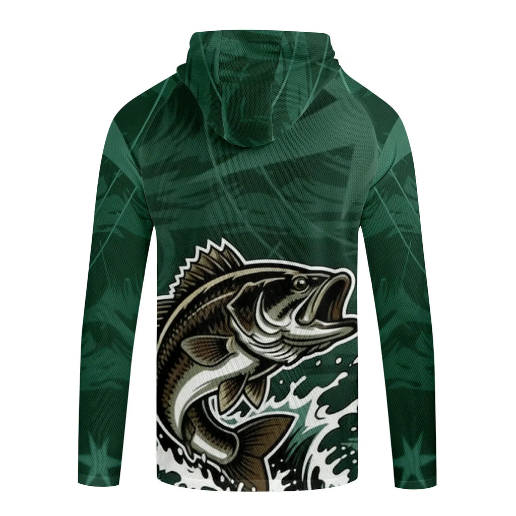 Man's Outdoor Camouflage Moisture Wicking Fishing Tops