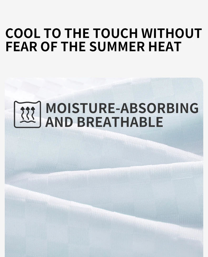 MiiOW 3Pcs Men's Breathable Boxers - Ice Silk Antibacterial Underwear with Cool Breathable Mesh