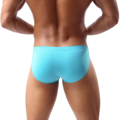 BRAVE PERSON Sexy Men's Briefs Cotton Underwear U Convex Pouch Low Waist