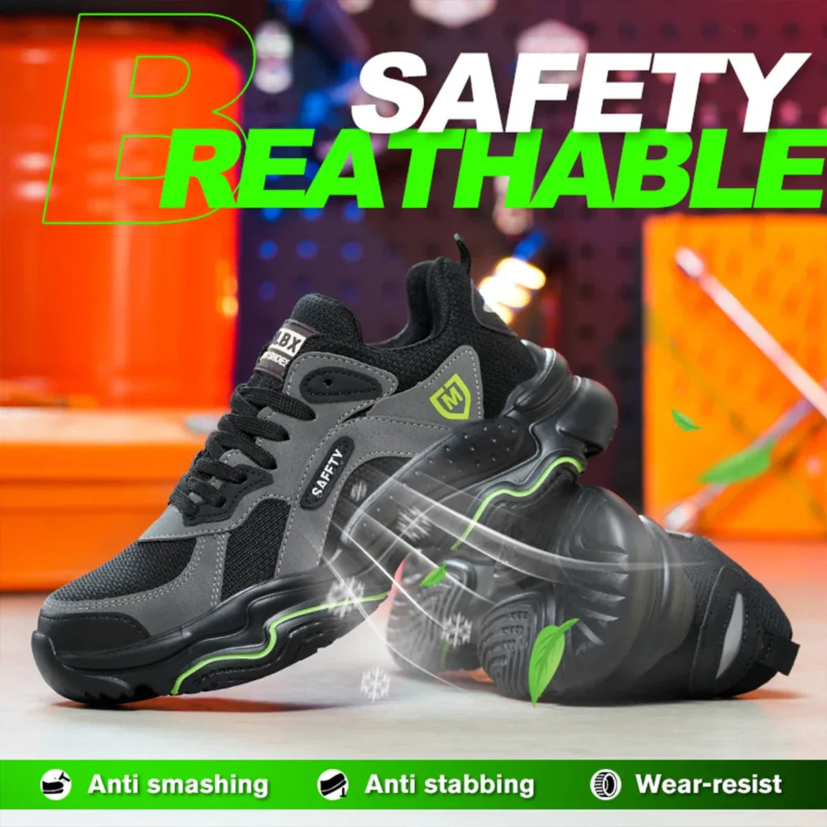 Men's Steel Toe Work Shoes - ShopHub