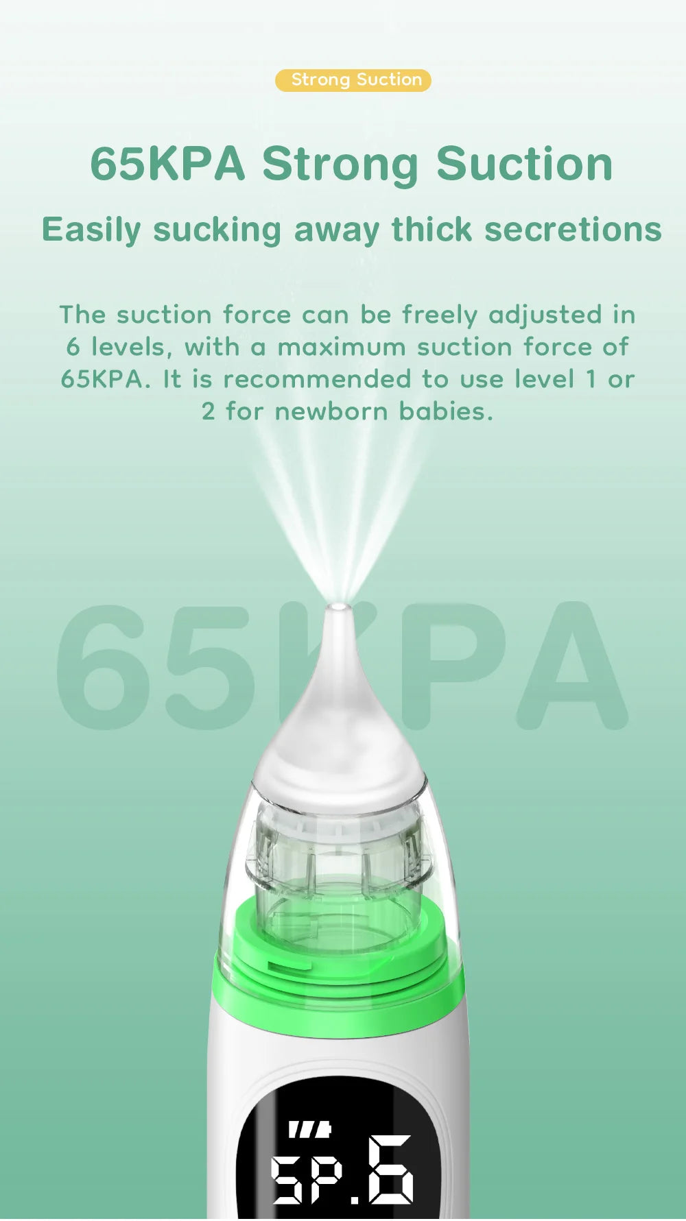 MAMIJOY Baby Electric Nasal Aspirator