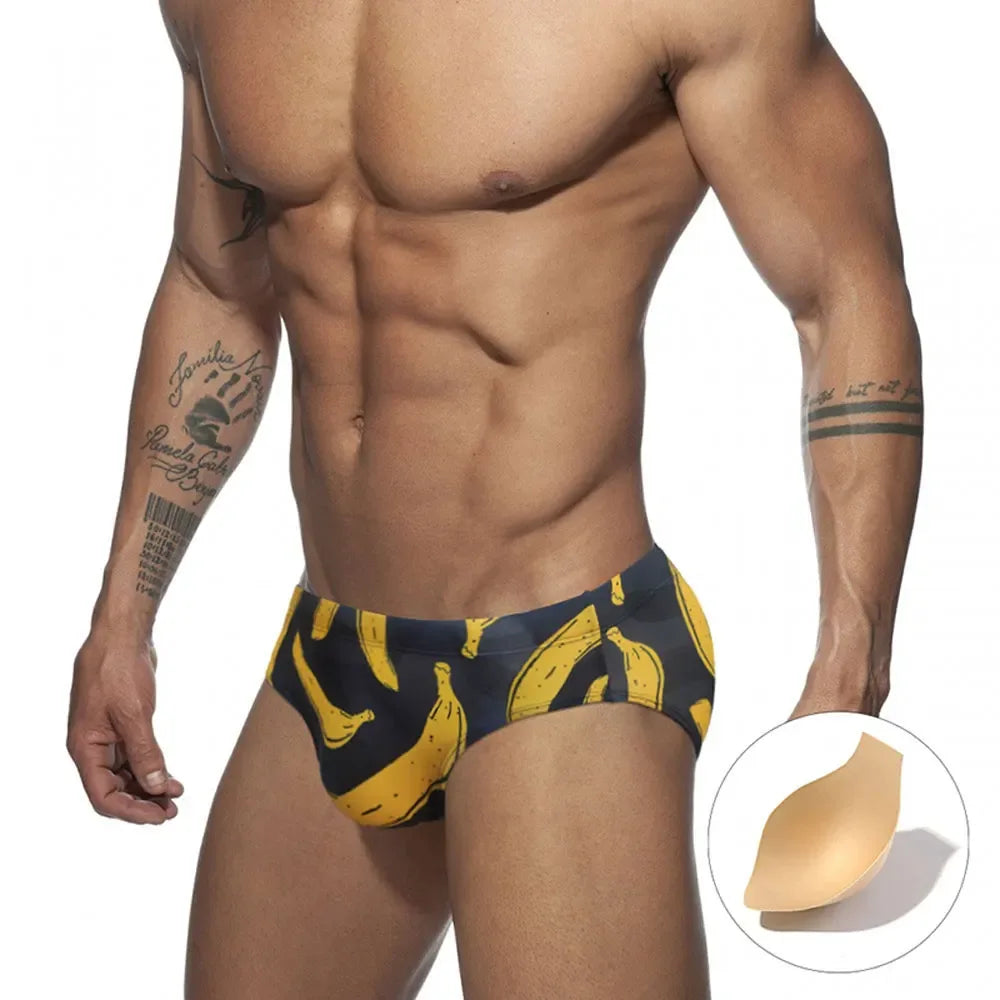 UXH Men's White Swim Briefs - ShopHub