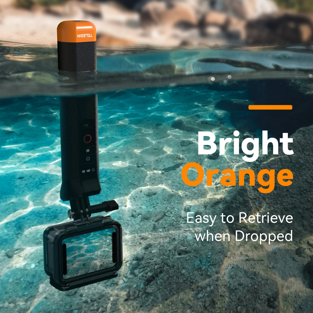 TELESIN Buoyancy Bar Selfie Stick