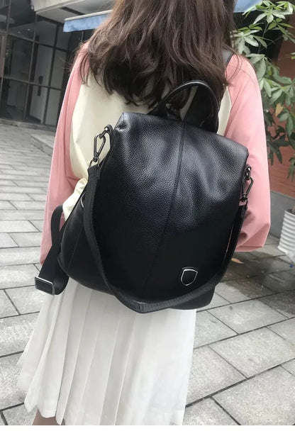 ZOOLER Hot Seller Women Cow Backpack 100% Genuine Leather Backpack Causal School Bags Travel Cowskin Female Backpacks#Z186