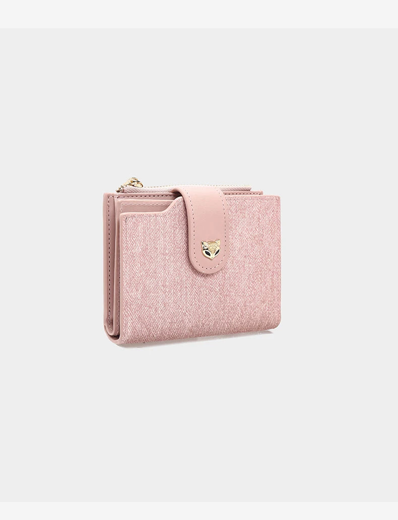 FOXER Women's Soft PU Leather Coin Wallet
